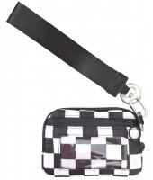 Wallet-8036-290 CHECK BLACK